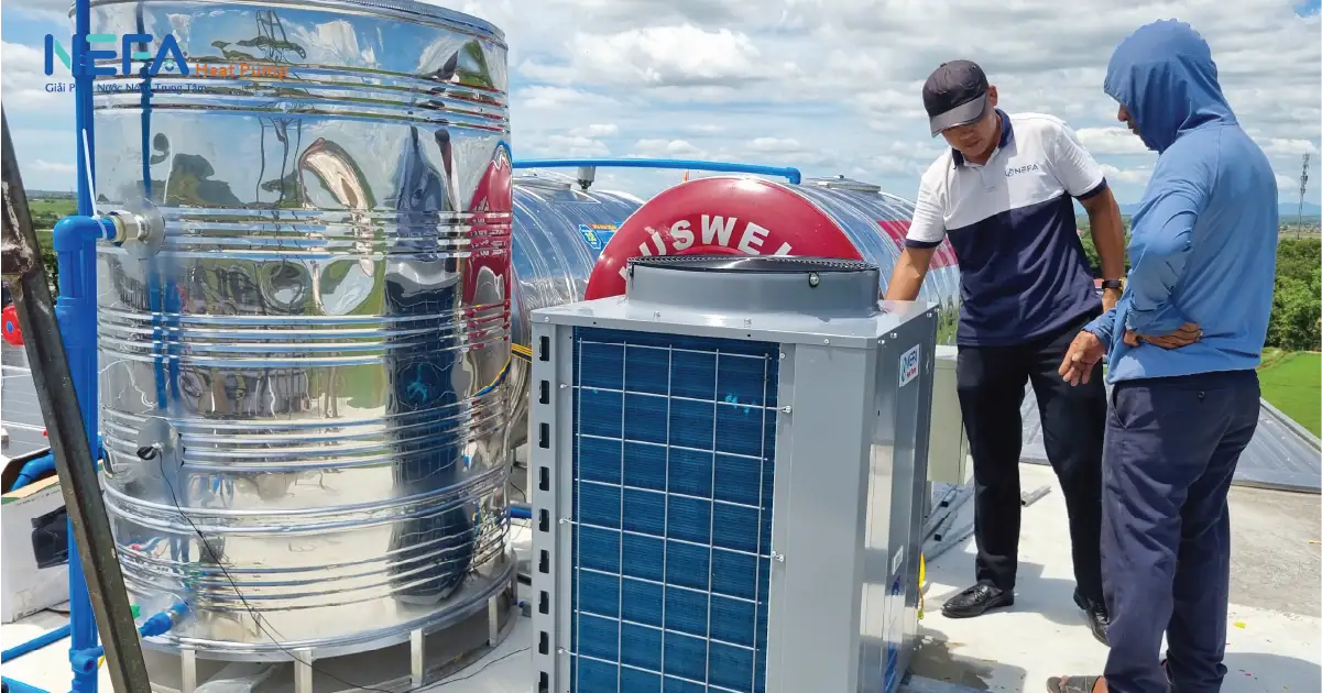 Tiêu chí chọn máy nước nóng trung tâm 1000L
