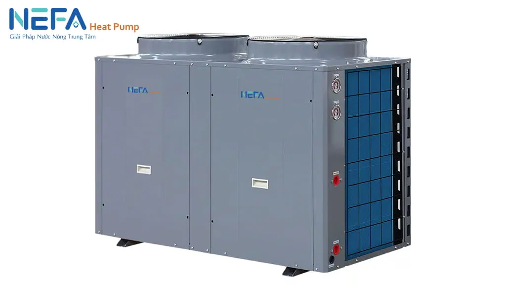 Máy bơm nhiệt cho hồ cá NEFA Heat Pump giải pháp kiểm soát nhiệt độ nước an toàn.