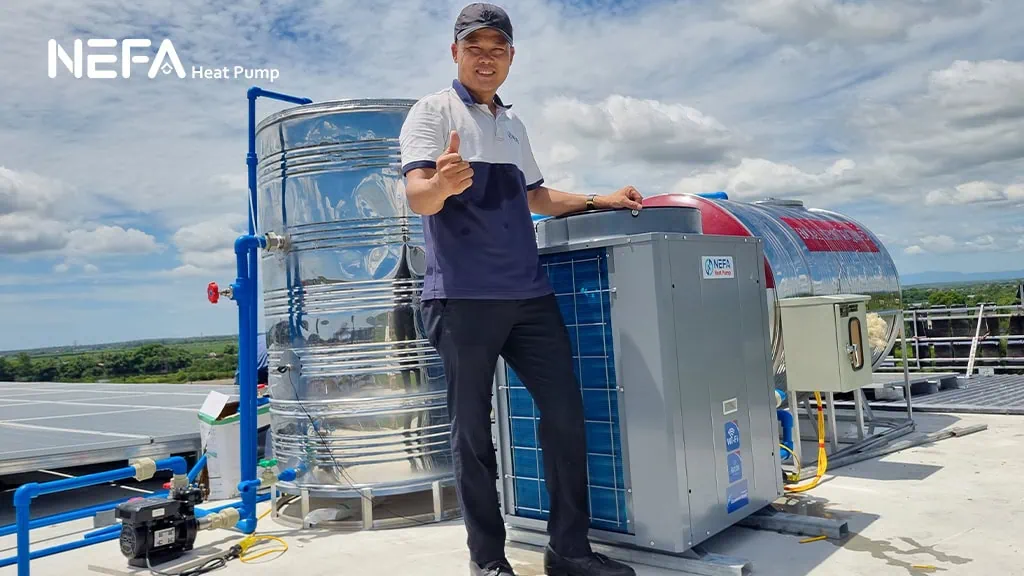 NEFA HeatPump - Giải pháp Heat Pump an toàn, tiết kiệm năng lượng.